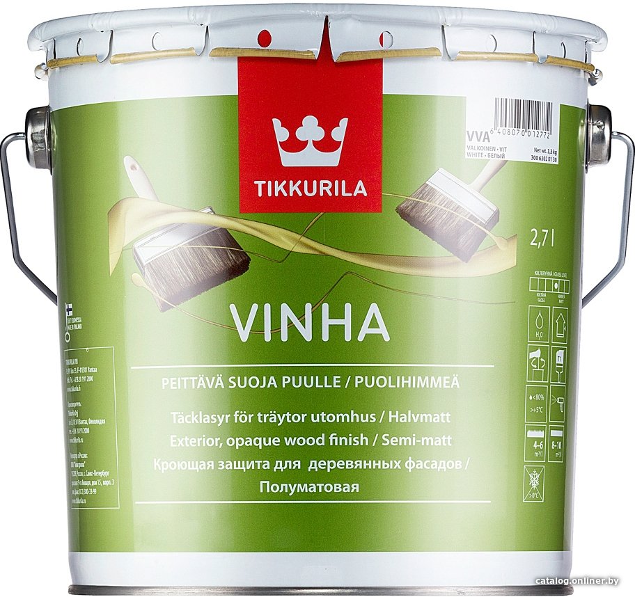 Антисептик Tikkurila Vinha 9 л (базис VVA)