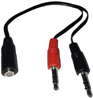 

Разветвитель Dowell Y-Cable (черный)