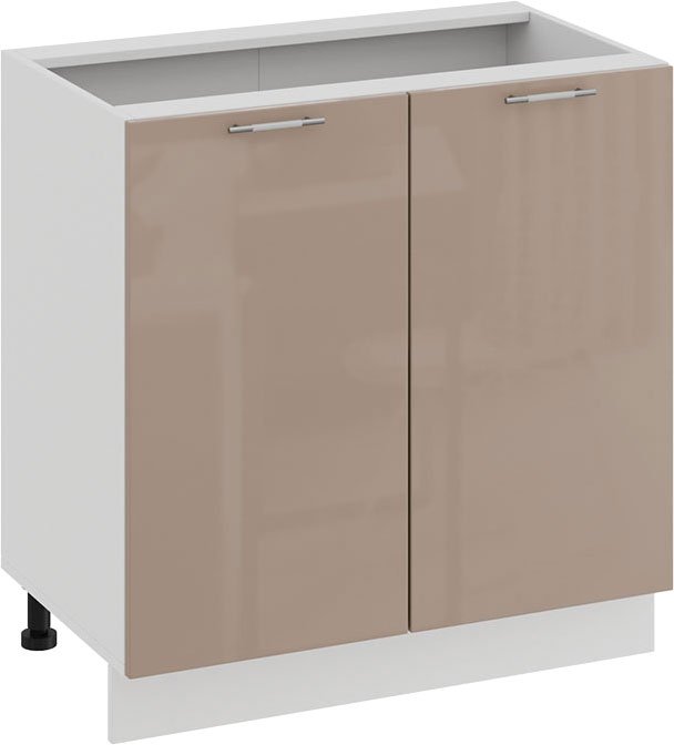 

Шкаф напольный Трия Весна 1Н8 (белый/кофе с молоком)