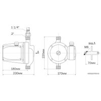 Циркуляционный насос Aquario AC 5-8-32