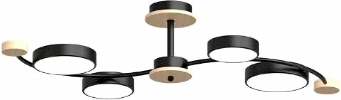 

Подвесная люстра LED4U L3206-800 BK