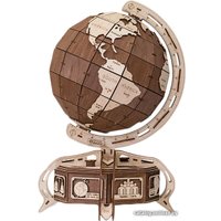 3Д-пазл Eco-Wood-Art Глобус (коричневый)