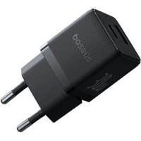Сетевое зарядное Baseus Palm Fast Charger C+U 30W EU P1011160A113-00 (черный)
