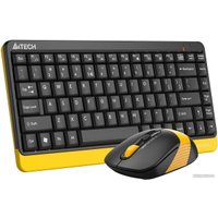 Офисный набор A4Tech Fstyler FG1110 (черный/желтый)