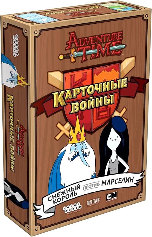 

Карточная игра Мир Хобби Время приключений.Карточные войны:Снежный король против Марселин