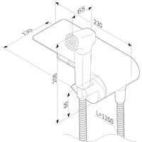 Гигиенический душ AM.PM Func F0H8F900