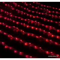Световой дождь Luazon Led-400 контроллер (2x1.5 м, красный) [705962]