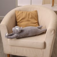 Игрушка-подушка Sima-Land Кот 10688866 (серый)