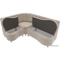 Угловой диван Лига диванов Вегас 105168 (левый, бежевый)