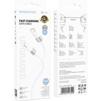 Кабель Borofone BX106 USB Type-C - USB Type-C (1 м, белый) в Бресте