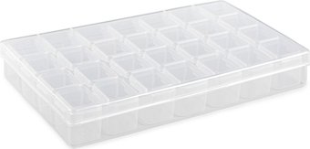 Органайзер для хранения Gamma бисера ОМ-028 (прозрачный)