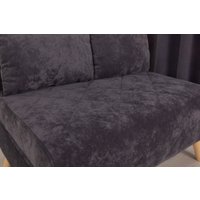 Диван DiArt Элли 1100 (велюр Sensey graphite/ножки светлые)
