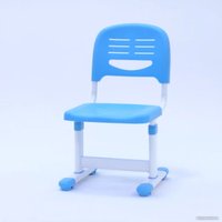 Парта Растущая мебель B204 + стул + выдвижной ящик + подставка для книг + светильник (голубой/белый) в Витебске