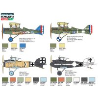 Сборная модель Italeri 1374 Истребитель S.E.5a и Albatros D.III