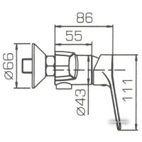 Смеситель Bravat Eco F9111147C-01