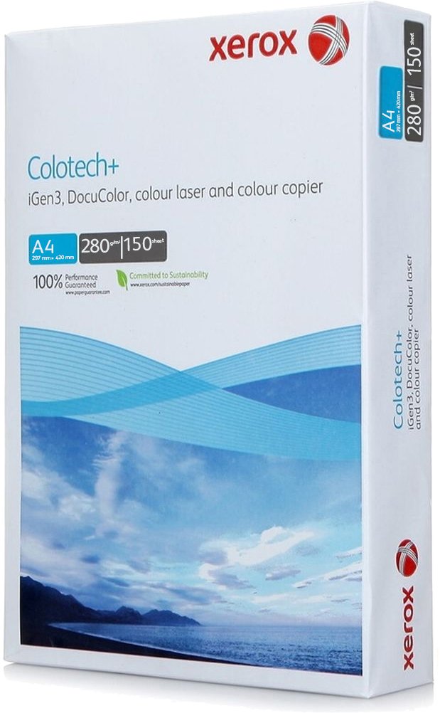 

Офисная бумага Xerox Colotech Plus A4 280 г/м2 150 л 003R97097