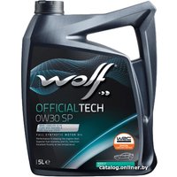 Моторное масло Wolf OfficialTech 0W-30 SP 5л