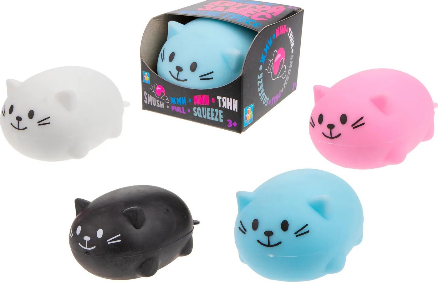Сквиш 1toy Крутой замес Кот Т20327