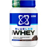 Протеин сывороточный (изолят) USN BlueLab 100% Whey (908г, темный шоколад)