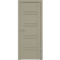 Межкомнатная дверь ProfilDoors 2.80U L 60x200 (шелгрэй, стекло дождь черный)