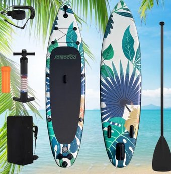 Сапборд JS Board SCIROCCO PALM с насосом, веслом, лиш, рюкзак