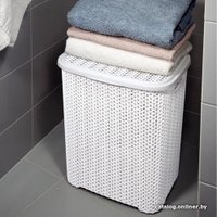 Корзина ВиолетПласт Вязь 40 л 204006 (белый)