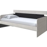 Кровать-тахта PROxSON Milton 120x190 (дуб шамони светлый 124/черный)