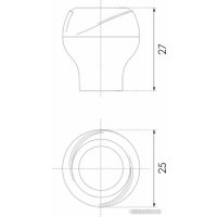 Ручка мебельная Boyard Verona RC504W/G.1