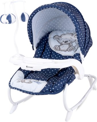 Шезлонг Lorelli Dream Time Dark Blue Friends [10110061712]