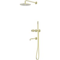Душевая система  Abber Wasser Kreis 316 AF8150BG (золото брашированное) в Орше