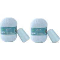 Набор пряжи для вязания ХоббиБум Пух норки 069 50 г 340 м (светло-голубой)