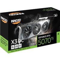 Видеокарта Inno3D GeForce RTX 5070 Ti X3 OC N507T3-16D7X-176068N