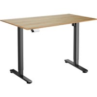 Стол для работы стоя ErgoSmart Electric Desk Slim 1200х650х18 мм (дуб натуральный/черный)