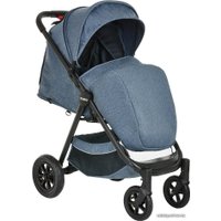 Коляска прогулочная «книга» Pituso Toledo S1 (джинс, колеса AIR)