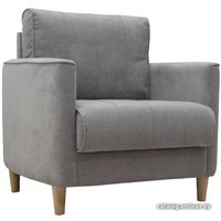 Интерьерное кресло Нижегородмебель Лора ТК 328 (ультра дав серебристый серый/бежевый)