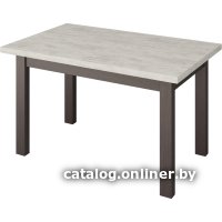 Кухонный стол Senira Кастусь 120-160x75 (сосна монрепо/венге)