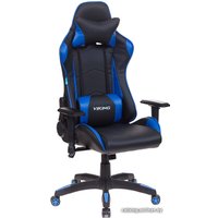 Игровое (геймерское) кресло Zombie CH-778/BL+BLUE (черный/синий)