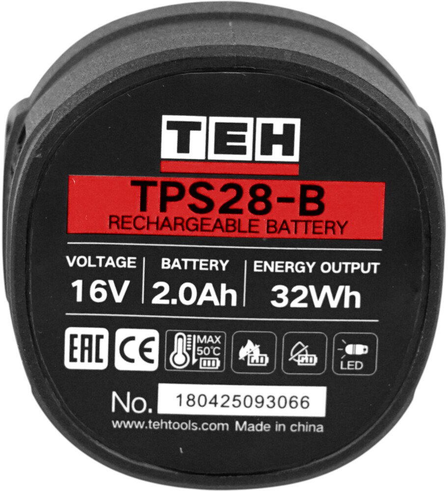 Аккумулятор TEH TPS28-B (16В/2 Ah)