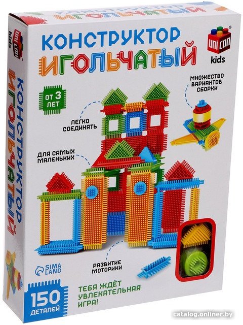 Конструктор Unicon Игольчатый 7598133 (150 эл)