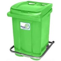 Контейнер для мусора Razak Plast с педалью 60 л (салатовый)