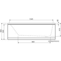 Ванна Cezares Eco 150x70