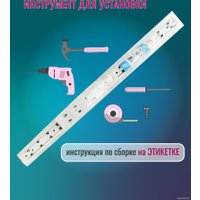 Сушилка для белья Comfort Alumin Лифт универсальное крепление 6x250см (алюминий/белый)