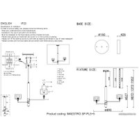 Подвесная люстра Crystal Lux Maestro SP-PL5+5 (золото)