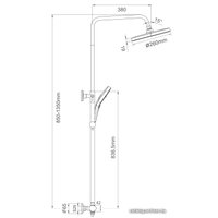 Душевая система  Gappo G2403-48