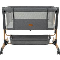 Приставная детская кроватка Pituso Flora OD-B12 (темно-серый)