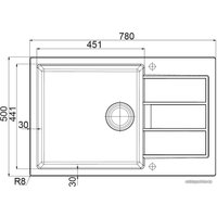 Кухонная мойка Franke Sirius SID 611-78/45 114.0489.216 (оникс)