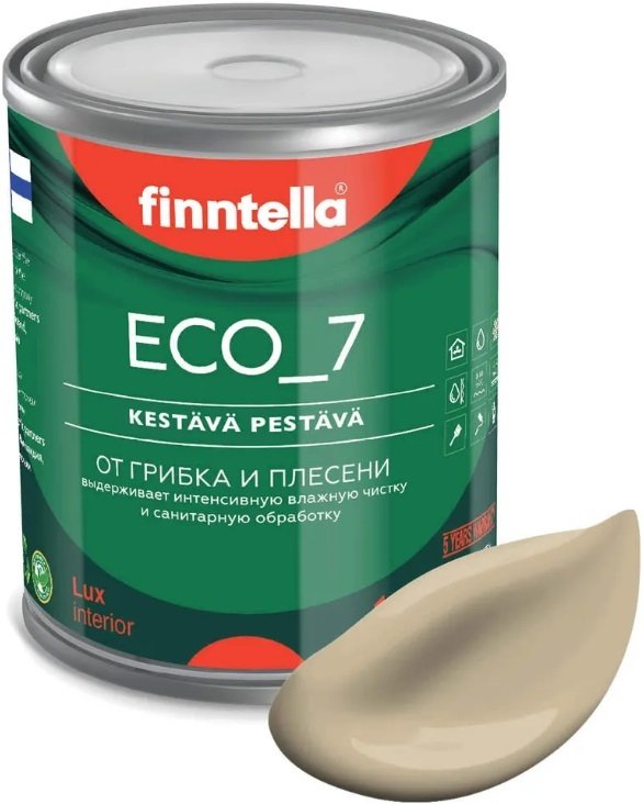 

Краска Finntella Eco 7 Karamelli F-09-2-1-FL068 0.9 л (песочный)