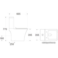 Унитаз напольный Cerutti 1215A