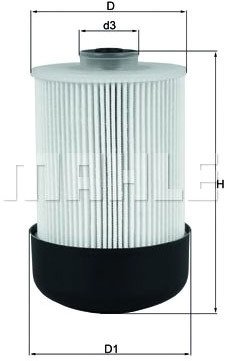 

Топливный фильтр Mahle Knecht KX33822D