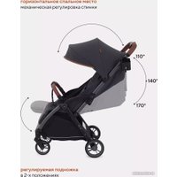 Коляска прогулочная «книга» Rant MOWbaby Atom MB200 (graphite)